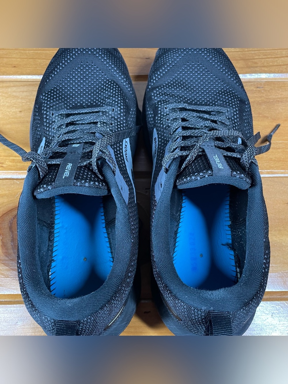Brooks Revel 6 Mens 11.5 D Black Blackened Pearl Gray Running Shoes 1103981D072 - Picture 13 of 16